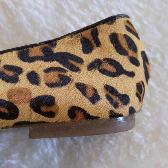 Women's J.Crew Cora Leopard Calf Hair Loafers - Picture 5 of 12